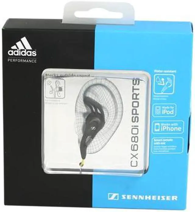 Alt view image 6 of 6 - Sennheiser Adidas Sports CX 680i 1/8 inch (3.5mm) iPhone compatible Connector In-Ear Earphone with Remote