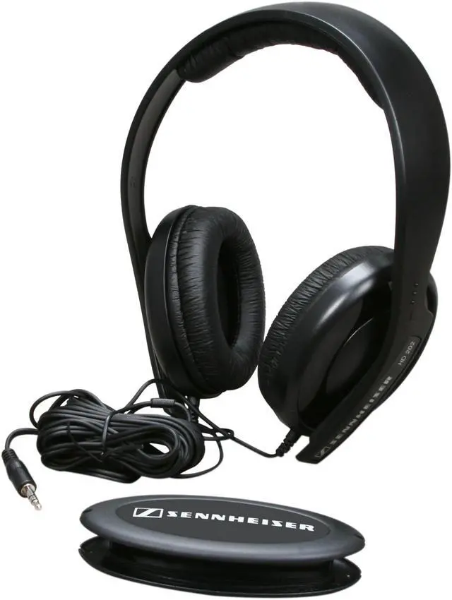 Alt view image 5 of 6 - Sennheiser HD 202 II Over-Ear DJ Headphones