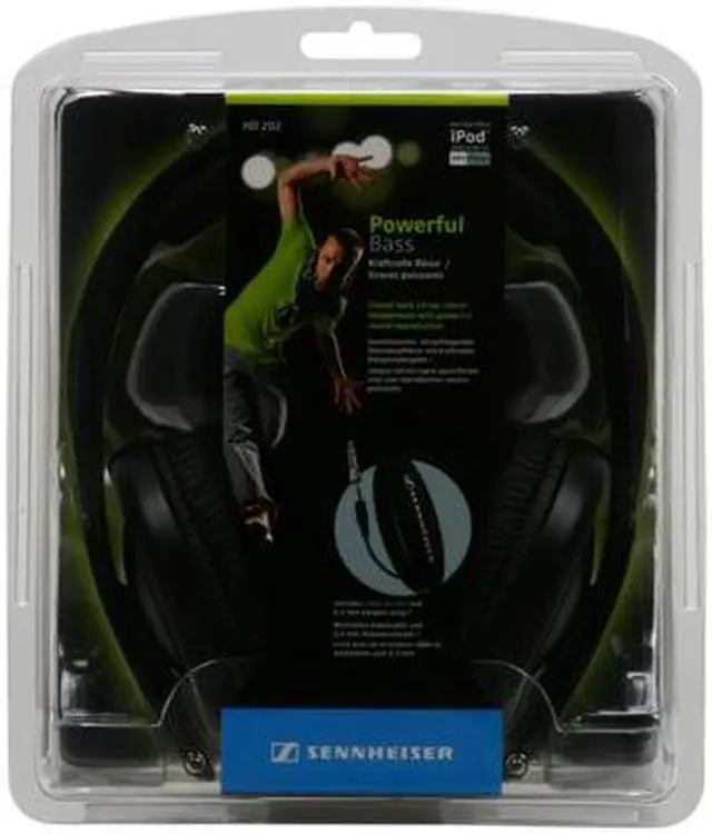 Alt view image 6 of 6 - Sennheiser HD 202 II Over-Ear DJ Headphones
