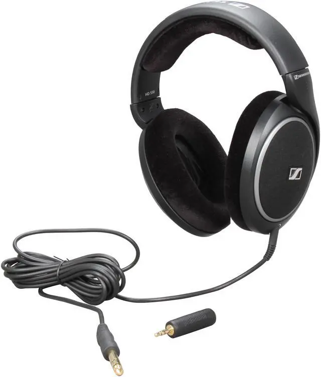 Alt view image 5 of 6 - Sennheiser Black HD 558 6.3mm Connector Around Ear Acoustic Headphone