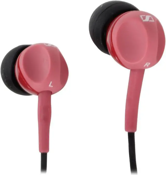 Alt view image 3 of 6 - Sennheiser Red CX 215 3.5mm Connector Ear-Canal Headphone (Red)