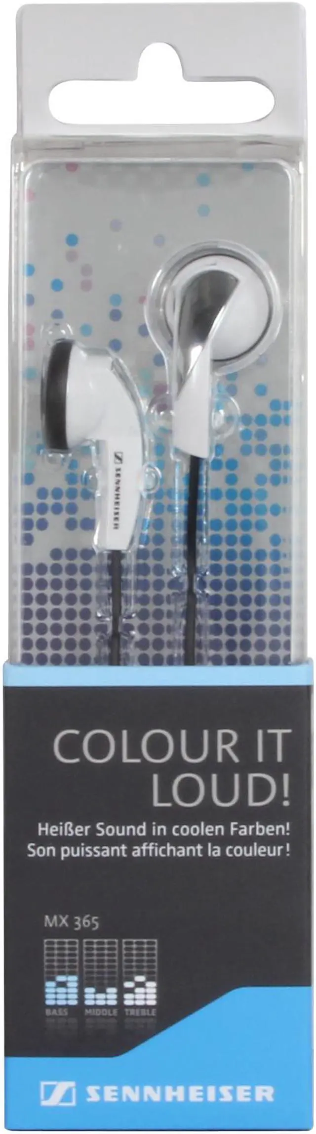 Alt view image 6 of 6 - Sennheiser MX365 In-Ear Headphone-White