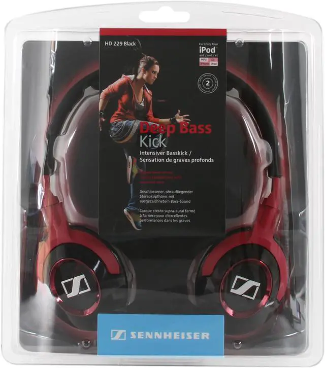 Alt view image 6 of 6 - Sennheiser HD229 On-Ear Headphones-Black