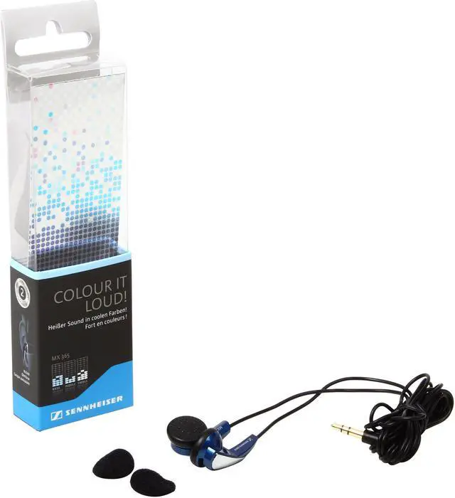 Alt view image 6 of 6 - Sennheiser MX365 In-Ear Headphone-Blue