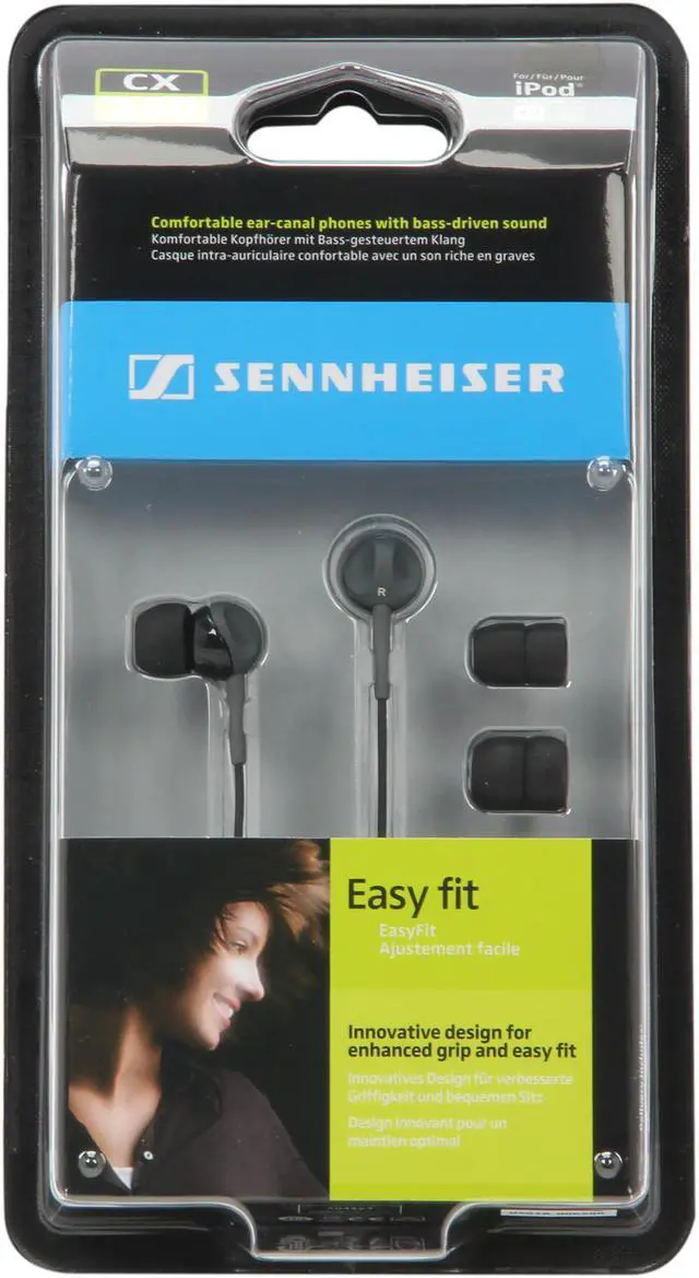 Alt view image 6 of 6 - Sennheiser Black CX150 Earbud Noise Attenuation Earbuds