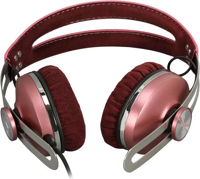 Alt view image 5 of 6 - Sennheiser MOMENTUM Pink On-Ear Headphones -505947