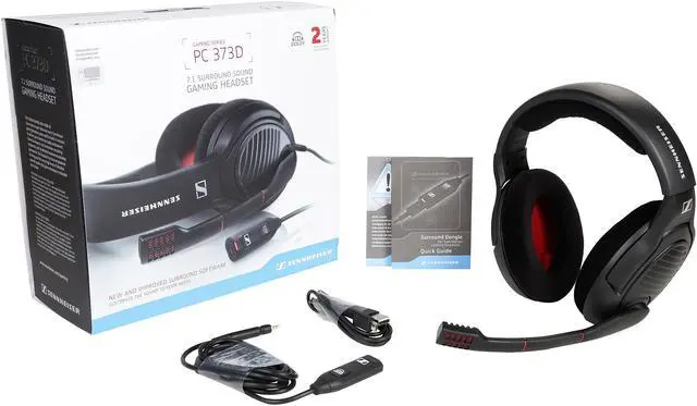 Alt view image 7 of 7 - Sennheiser PC 373D Surrounds Sound PC Gaming Headset