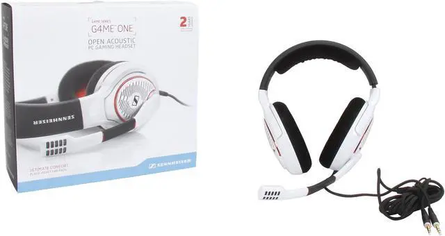 Alt view image 6 of 6 - Sennheiser GAME ONE Gaming Headset for PC, MAC & Multi-Platform - White