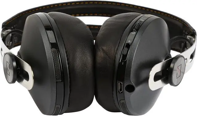 Alt view image 6 of 8 - Sennheiser Momentum Bluetooth Around-Ear Headphone-Black