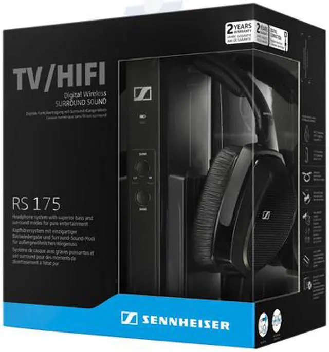 Alt view image 4 of 5 - Sennheiser RS 175 Home Audio & TV Wireless Headphones