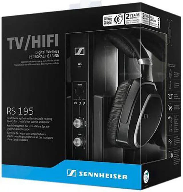 Alt view image 6 of 6 - Sennheiser RS 195 Home Audio & TV Wireless Headphones