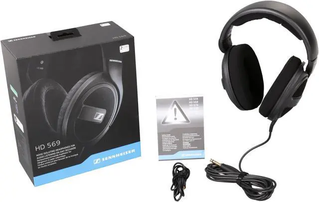 Alt view image 5 of 6 - Sennheiser HD 569 Around-Ear Headphones - Black