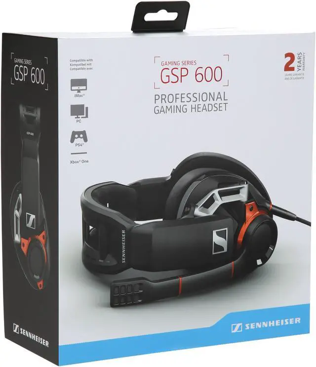 Alt view image 18 of 18 - SENNHEISER GSP 600 Gaming Headset, Multi-platform Compatible - Black
