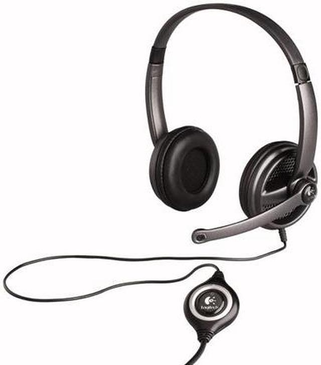 Alt view image 3 of 5 - Logitech Premium 350 USB Connector Circumaural Headset