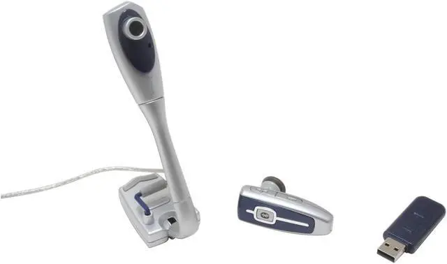 Alt view image 2 of 11 - Ezonics iContact Pro II 0.32 MP Effective Pixels 640 x 480 30fps USB Interface WebCam with Bluetooth Wireless Headset and PC Dongle
