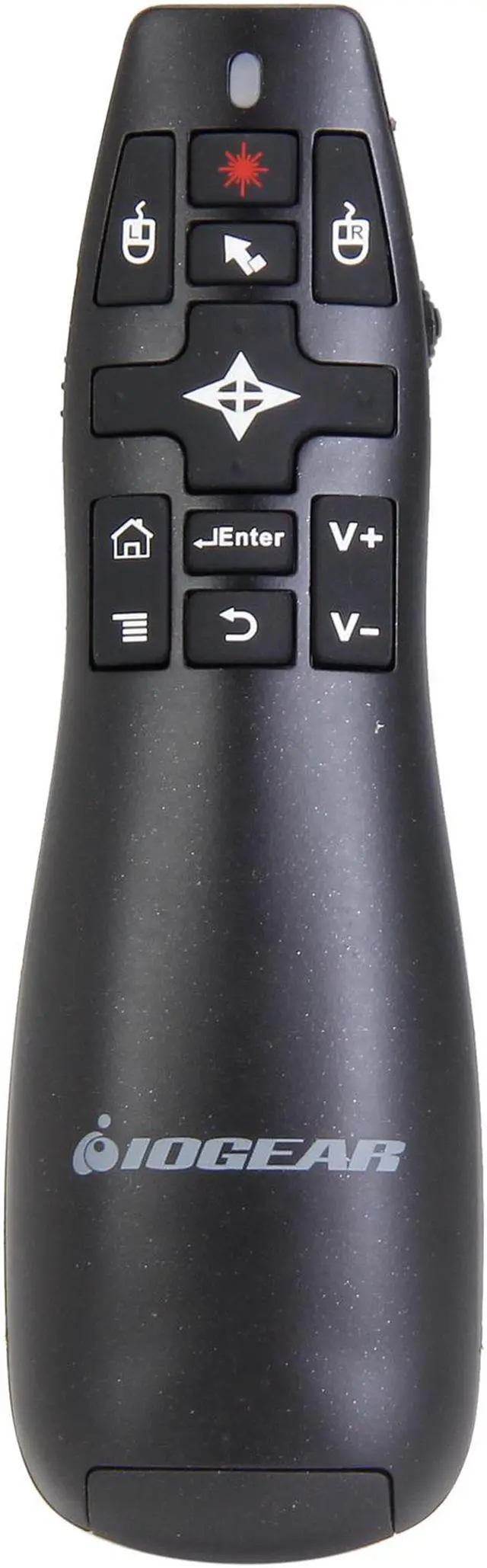 Alt view image 2 of 5 - IOGEAR GME430R Red Point Pro 2.4GHz Gyroscopic Presentation Mouse with Laser Pointer