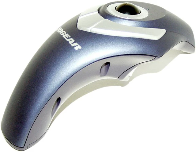IOGEAR GME322R 2-Tone Trackball TrackBall Hand-Held Mouse w/Laser ...