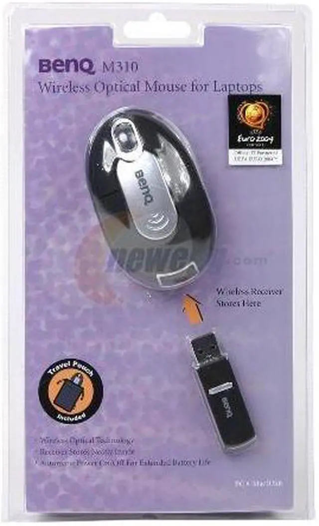 Main image of BenQ M310 2-Tone 3 Buttons 1 x Wheel RF Wireless Optical Mouse