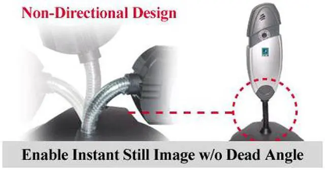 Alt view image 5 of 8 - A4Tech PK-635M 0.35 MP Effective Pixels USB 2.0 WebCam