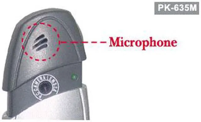 Alt view image 7 of 8 - A4Tech PK-635M 0.35 MP Effective Pixels USB 2.0 WebCam