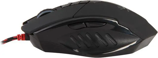 Alt view image 3 of 5 - A4Tech v7 Black 7 Buttons 1 x Wheel USB Wired Optical Gaming Mouse