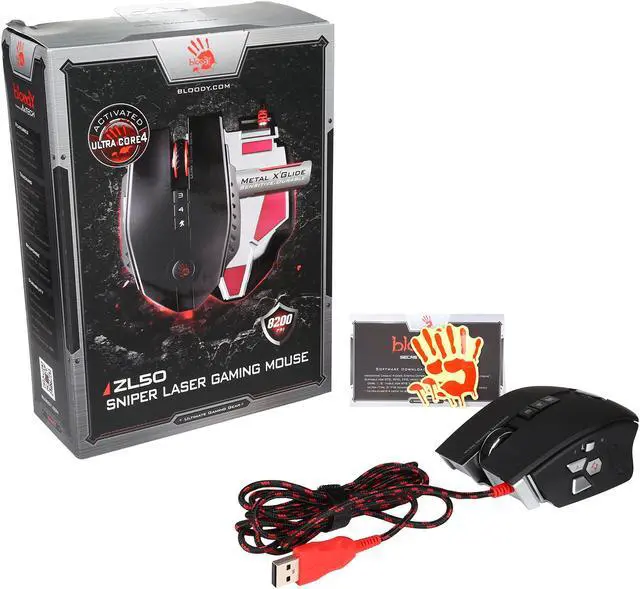 Alt view image 5 of 5 - Bloody Z Series ZL50 Laser Gaming Mouse Black