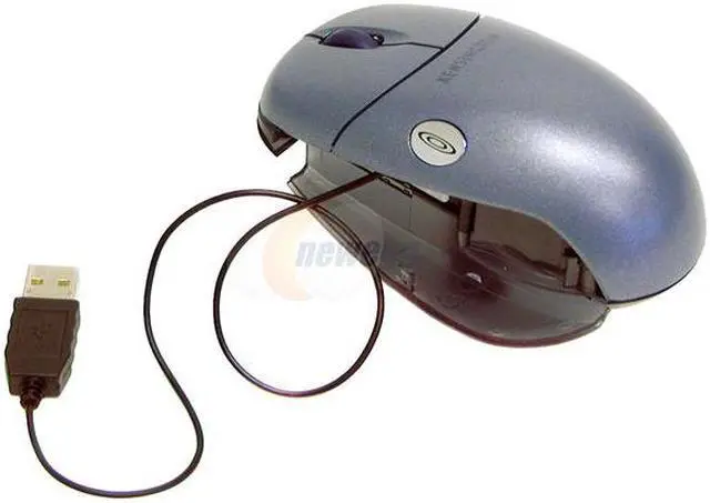 Alt view image 2 of 4 - Kensington PocketMouse Pro 72116 Gray 3 Buttons 1 x Wheel USB Optical Mouse