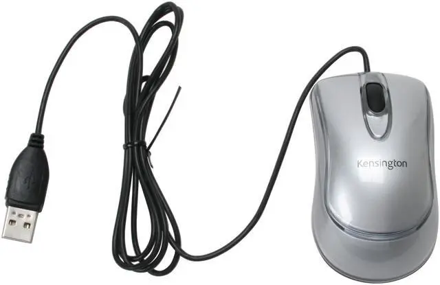 Alt view image 3 of 6 - Kensington 72114G Silver 3 Buttons 1 x Wheel USB Wired Optical PocketMouse