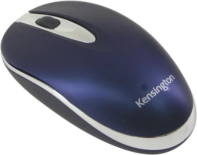 Alt view image 2 of 5 - Kensington 72219 Blue and Chrome 3 Buttons 1 x Wheel RF Wireless Optical Mouse