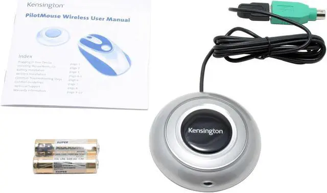 Alt view image 5 of 6 - Kensington PilotMouse 72216 2-Tone 3 Buttons 1 x Wheel RF Wireless Optical Mouse