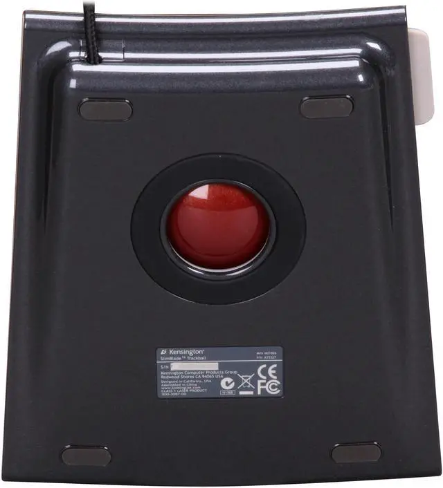 Alt view image 4 of 6 - Kensington SlimBlade K72327US Red Scroll Ball USB Wired Laser Mouse