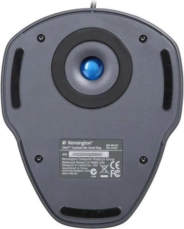 Alt view image 5 of 6 - Kensington Orbit K72337 Black Wired Optical Trackball
