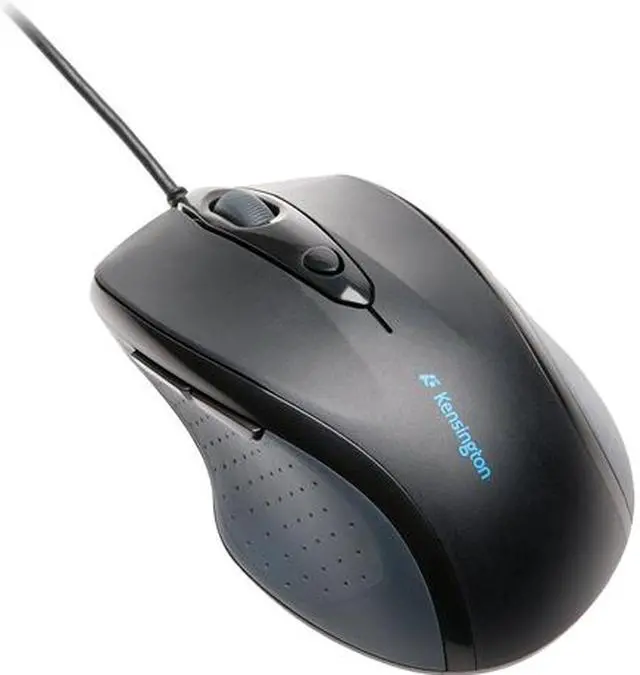 Main image of Kensington Pro Fit Full-Size Mouse K72369US Black 1 x Wheel USB Wired Optical Mouse