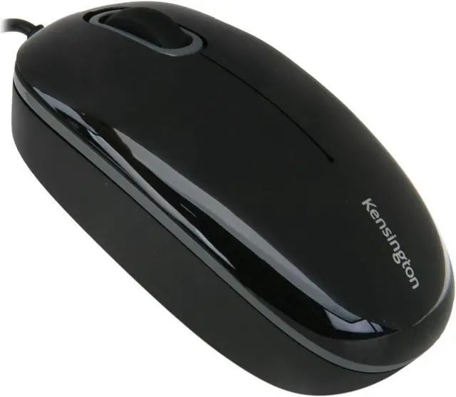 Main image of Kensington PocketMouse K72406US Black 3 Buttons 1 x Wheel USB Wired Optical Mobile Mouse