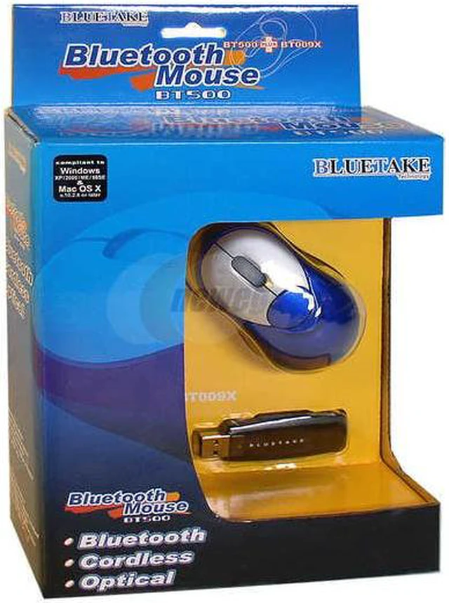 BLUETAKE BT500+BT009X 2-Tone Bluetooth Wireless Optical Mouse - Newegg.com