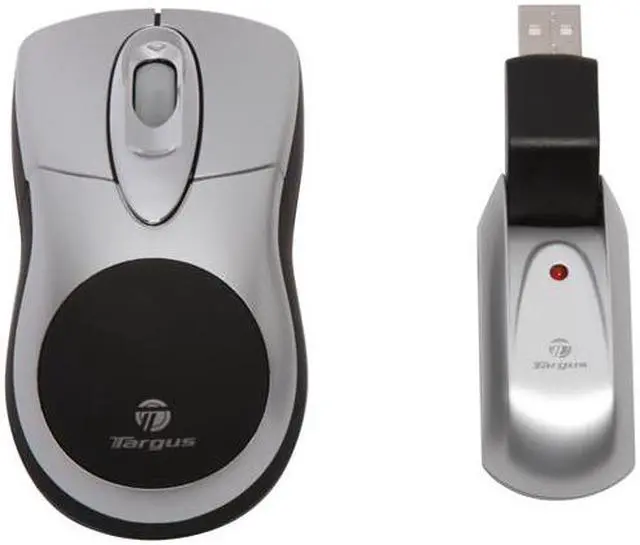 Main image of Targus Notebook Wireless AMW05US Black/Silver 3 Buttons 1 x Wheel USB RF Wireless Optical Mouse