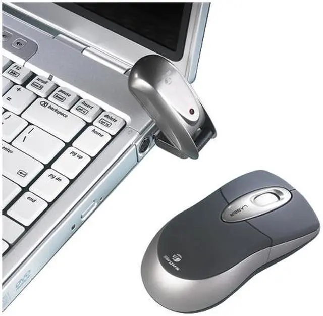 Alt view image 2 of 4 - Targus Notebook Wireless AMW15US Black/Silver 3 Buttons 1 x Wheel RF Wireless Laser Mouse