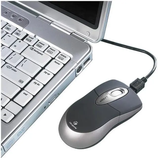 Alt view image 3 of 4 - Targus Notebook Wireless AMW15US Black/Silver 3 Buttons 1 x Wheel RF Wireless Laser Mouse