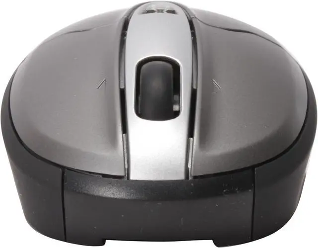 Alt view image 2 of 10 - Targus AMW25US Silver/Black 4 Buttons 1 x Wheel Wireless Optical Stow-N-Go Notebook Mouse