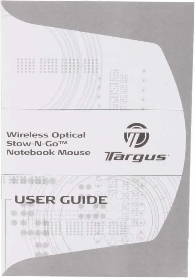 Alt view image 9 of 10 - Targus AMW25US Silver/Black 4 Buttons 1 x Wheel Wireless Optical Stow-N-Go Notebook Mouse