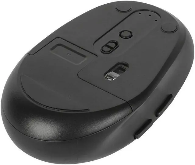 Alt view image 3 of 8 - Targus AMB582GL Black 1 x Wheel Dual (RF / Bluetooth Wireless) Midsize Comfort Multi-Device Antimicrobial Wireless Mouse