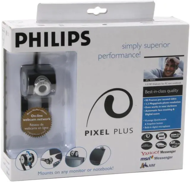 Alt view image 4 of 4 - PHILIPS SPC900NC/37 1.3 MP Effective Pixels USB 2.0 Pixel Plus WebCam