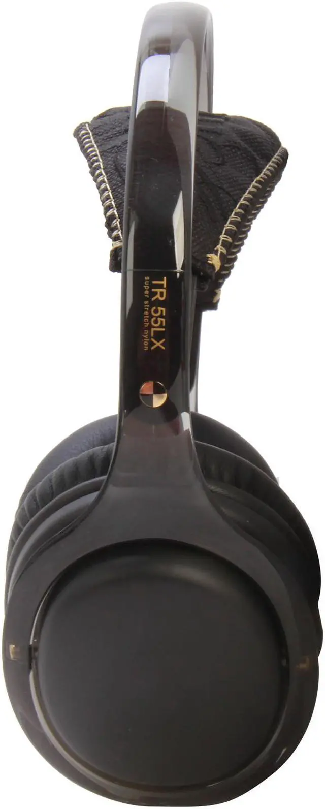 Alt view image 5 of 6 - PHILIPS O'Neill Black SHO9565BK/28 3.5mm Connector Circumaural Stretch Headband Headphone (black)