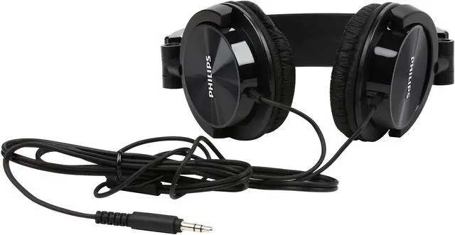 Alt view image 6 of 7 - Philips SHL3050 On-Ear DJ Monitor Style Headphones, Black