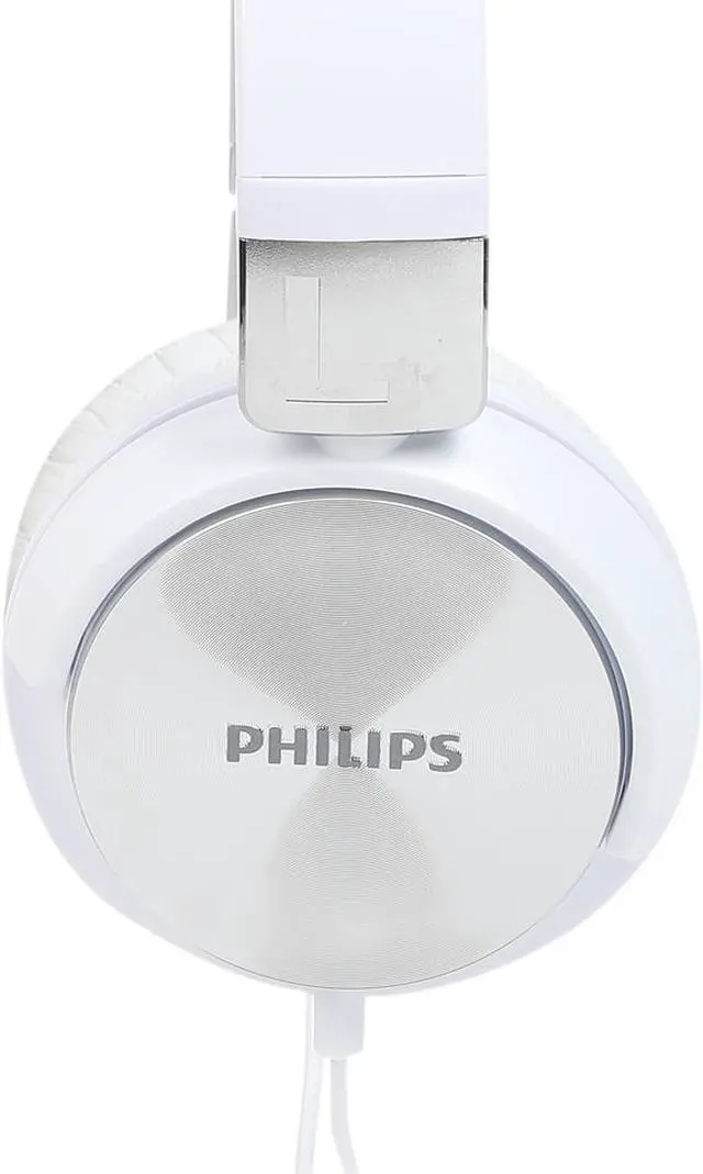 Alt view image 3 of 5 - Philips SHL 3160 dynamic solid bass on ear headphone - White