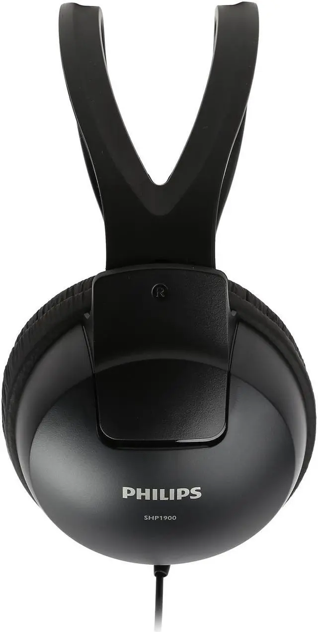 Alt view image 4 of 7 - Philips SHP 1900 Over-ear Stereo Headphones, Black
