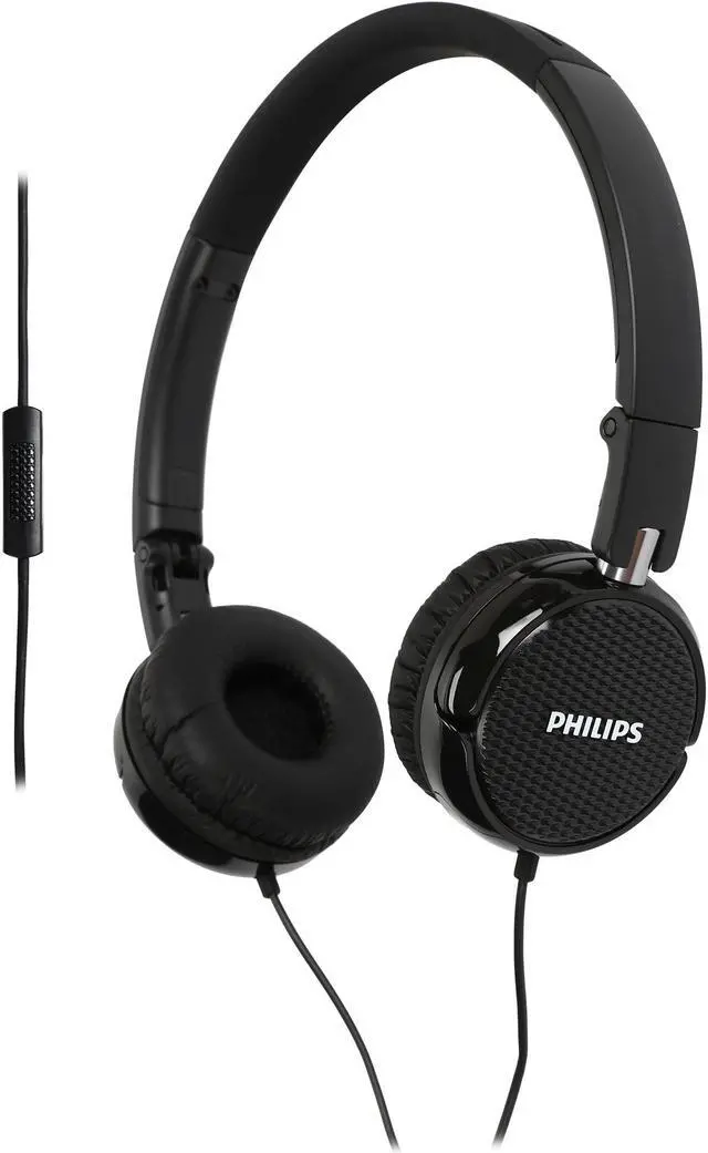 Main image of Philips FS3MBK with Mic On-Ear Headphones