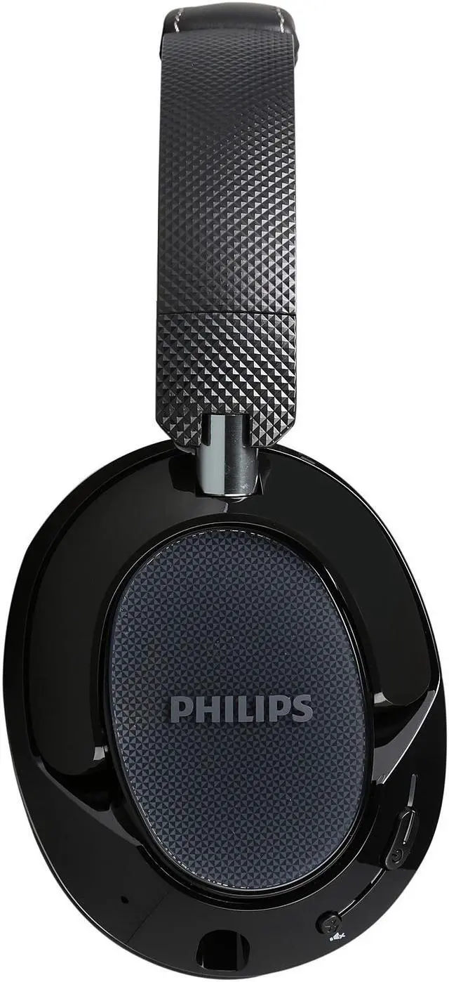Alt view image 4 of 7 - PHILIPS SHB9850NC/27 Wireless Noise Cancelling Over-ear Headphones