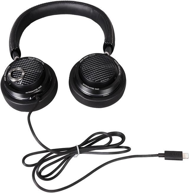 Alt view image 7 of 7 - Philips M2L/27 Fidelio Headphones with Lightning Connector 40mm On Ear, Black