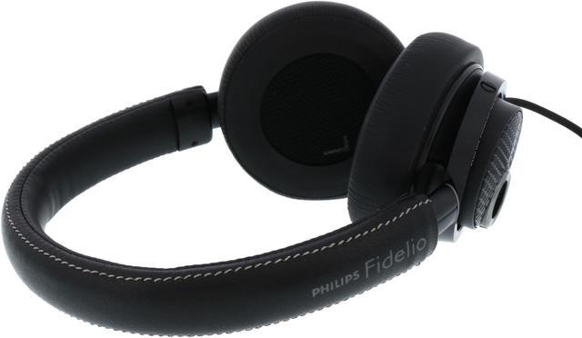 Philips Fidelio M2L/27 High Resolution Headphones with Built-in DAC and  Lightning Connector for Apple iOS (Black)